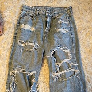 American Eagle Outfitters Distressed Blue Jeans